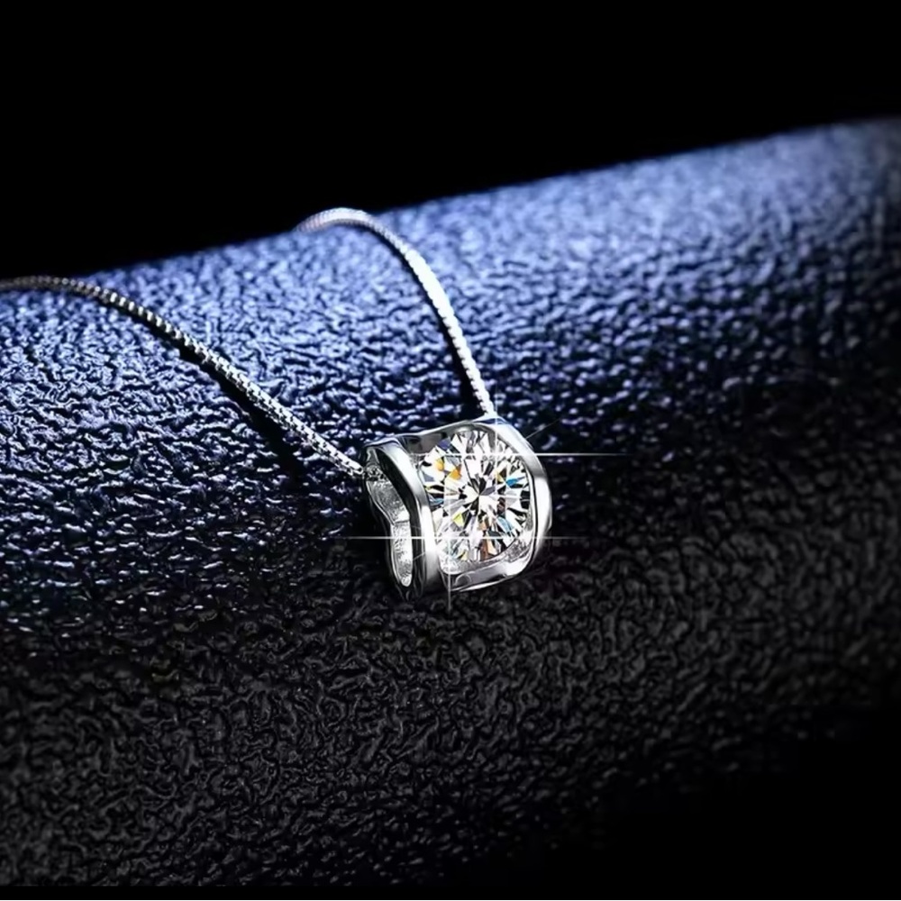 Luxury Diamond Necklace 925Sterling Silver